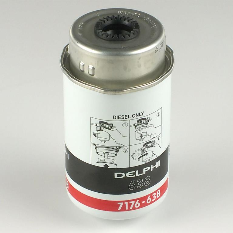 Filtre à carburant (Filtre à gasoil) DELPHI HDF638